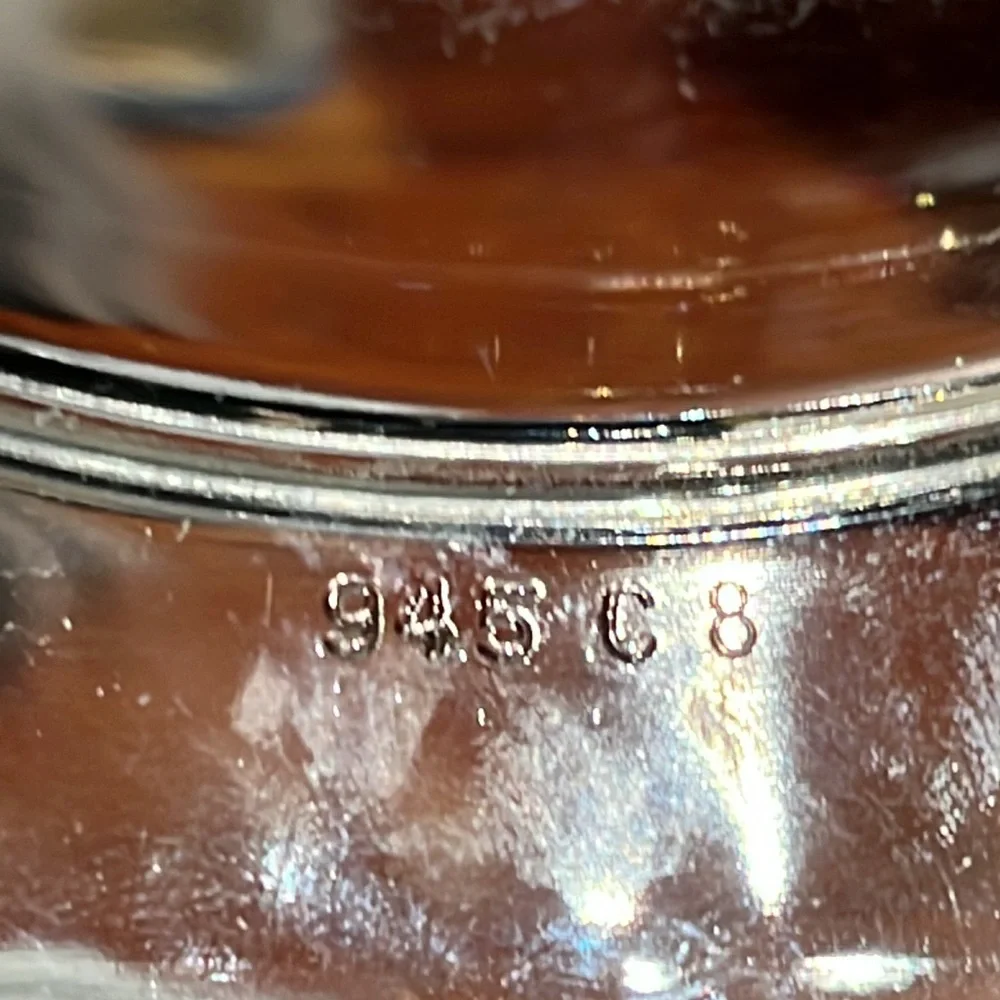Mid-Century Vintage Pyrex Town & Country Divided Casserole Dish w/ Lid - Picture 16 of 16